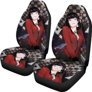 Kakegurui Jabami Yumeko Anime Fantasy Car Seat Covers Universal Fit 210212 - CarInspirations