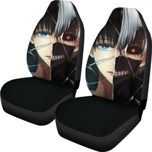 Kaneki Fantasy Car Seat Covers Tokyo Ghoul Anime Fan Gift H051820 Universal Fit 072323 - CarInspirations