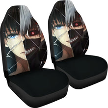 Load image into Gallery viewer, Kaneki Fantasy Car Seat Covers Tokyo Ghoul Anime Fan Gift H051820 Universal Fit 072323 - CarInspirations