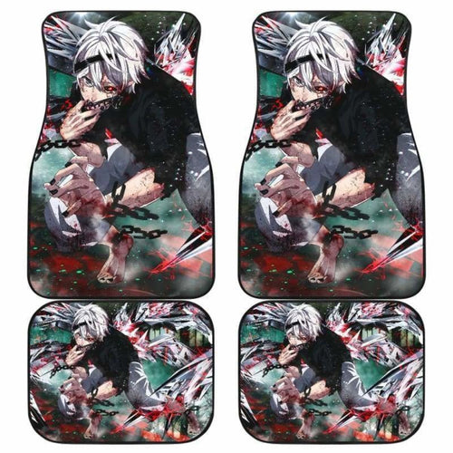 Kaneki Tokyo Ghoul Car Floor Mats Universal Fit 051912 - CarInspirations