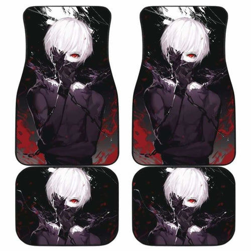 Kaneki Tokyo Ghoul Car Floor Mats Universal Fit 051912 - CarInspirations