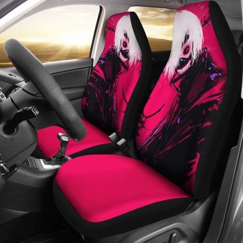 Kaneki Tokyo Ghoul Car Seat Covers Universal Fit 051312 - CarInspirations