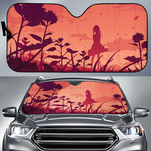 Kaori Miyazono Your Lie In April 4K Car Sun Shade Universal Fit 225311 - CarInspirations