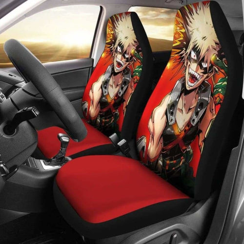 Katsuki Bakugou My Hero Academia Car Seat Covers Universal Fit 051012 - CarInspirations