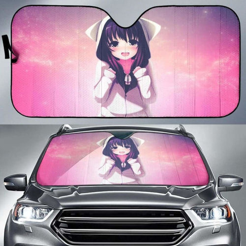 Kawaii Anime Girl Car Auto Sun Shades Universal Fit 051312 - CarInspirations