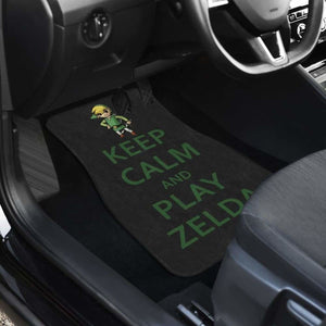 Keep Calm And Play Zelda Car Floor Mats Universal Fit - CarInspirations