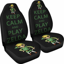 Load image into Gallery viewer, Keep Calm And Play Zelda Car Seat Covers Universal Fit 051012 - CarInspirations