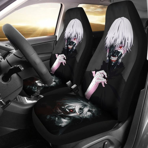 Ken Kaneki Anime Tokyo Ghoul Car Seat Covers Fan Gift Universal Fit 194801 - CarInspirations