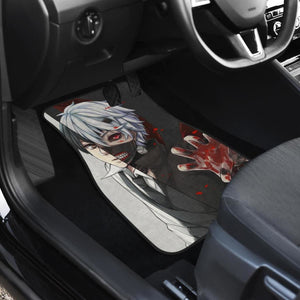 Ken Kaneki Art Car Floor Mats Tokyo Ghoul Anime Fan Gift H051820 Universal Fit 072323 - CarInspirations