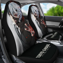 Load image into Gallery viewer, Ken Kaneki Art Car Seat Covers Tokyo Ghoul Anime Fan Gift H051820 Universal Fit 072323 - CarInspirations