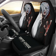 Load image into Gallery viewer, Ken Kaneki Art Car Seat Covers Tokyo Ghoul Anime Fan Gift H051820 Universal Fit 072323 - CarInspirations