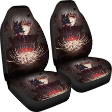 Load image into Gallery viewer, Ken Kaneki Art Tokyo Ghoul Car Seat Covers Anime Fan Gift H051820 Universal Fit 072323 - CarInspirations