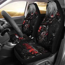 Load image into Gallery viewer, Ken Kaneki Car Seat Covers Tokyo Ghoul Anime Fan Gift H051820 Universal Fit 072323 - CarInspirations