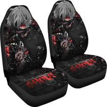 Load image into Gallery viewer, Ken Kaneki Car Seat Covers Tokyo Ghoul Anime Fan Gift H051820 Universal Fit 072323 - CarInspirations