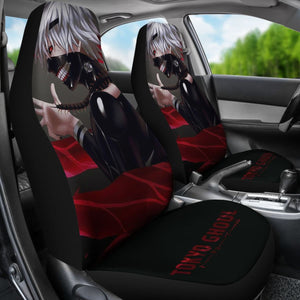 Ken Kaneki Fantasy Car Seat Covers Tokyo Ghoul Anime H051820 Universal Fit 072323 - CarInspirations