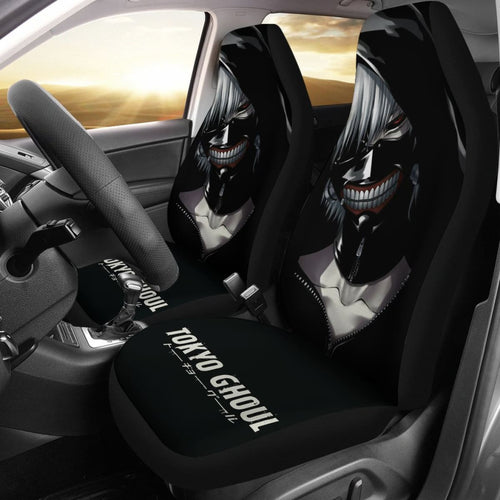 Ken Kaneki Tokyo Ghoul Car Seat Covers Anime Fan Gift H051820 Universal Fit 072323 - CarInspirations