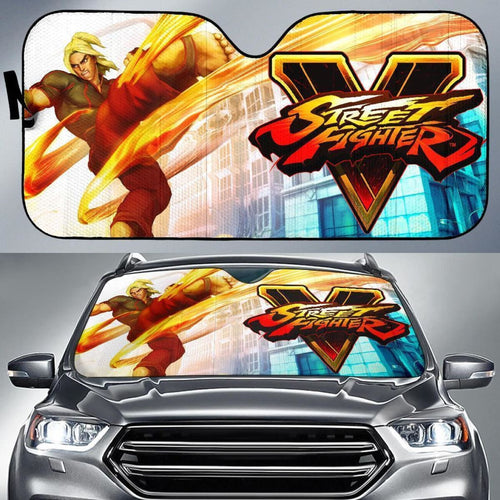 Ken Sexy Street Fighter V Car Sun Shade For Gamer Mn05 Universal Fit 111204 - CarInspirations