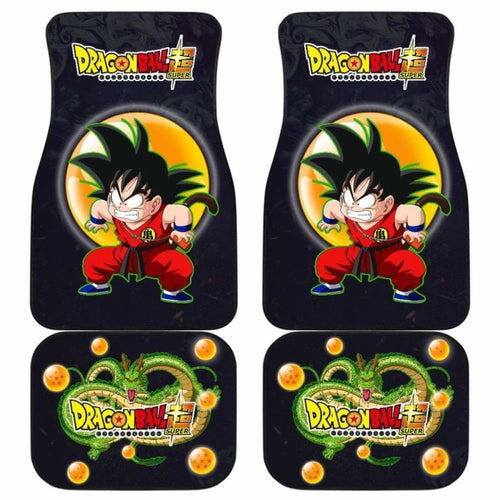 Kid Goku Angry Db Anime Car Floor Mats Universal Fit 051012 - CarInspirations