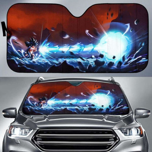 Kid Goku Kamehame Car Auto Sun Shades Universal Fit 051312 - CarInspirations