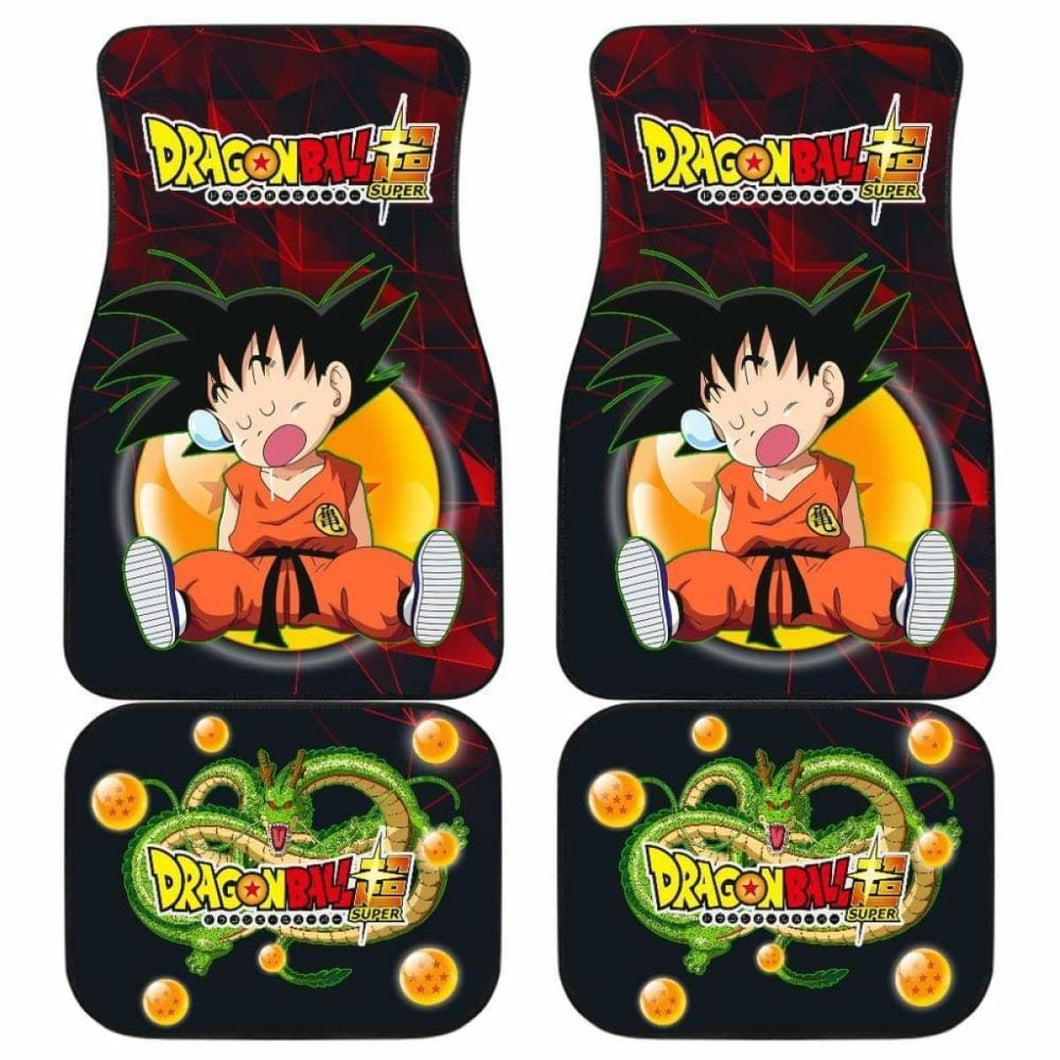 Kid Goku Sleeping Dragon Ball Car Floor Mats Universal Fit 051012 - CarInspirations