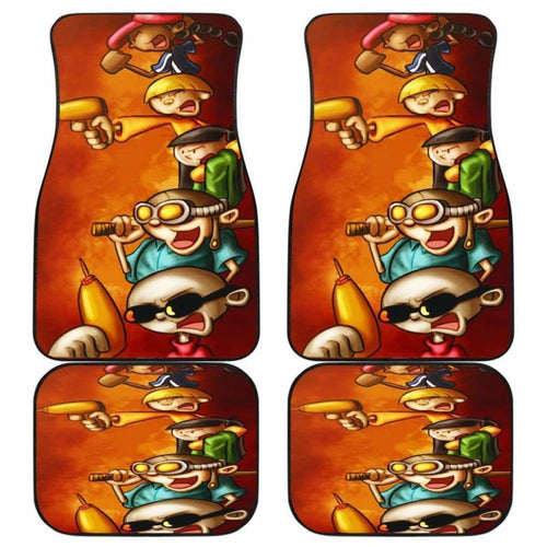 Kids Next Door Cartoon Car Mats Universal Fit - CarInspirations