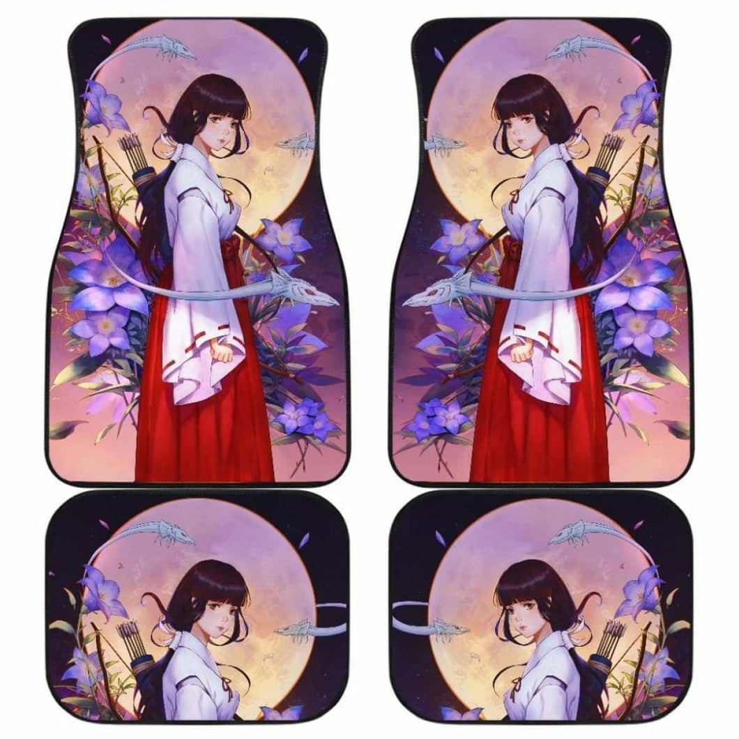 Kikyo Inuyasha Car Floor Mats Universal Fit - CarInspirations