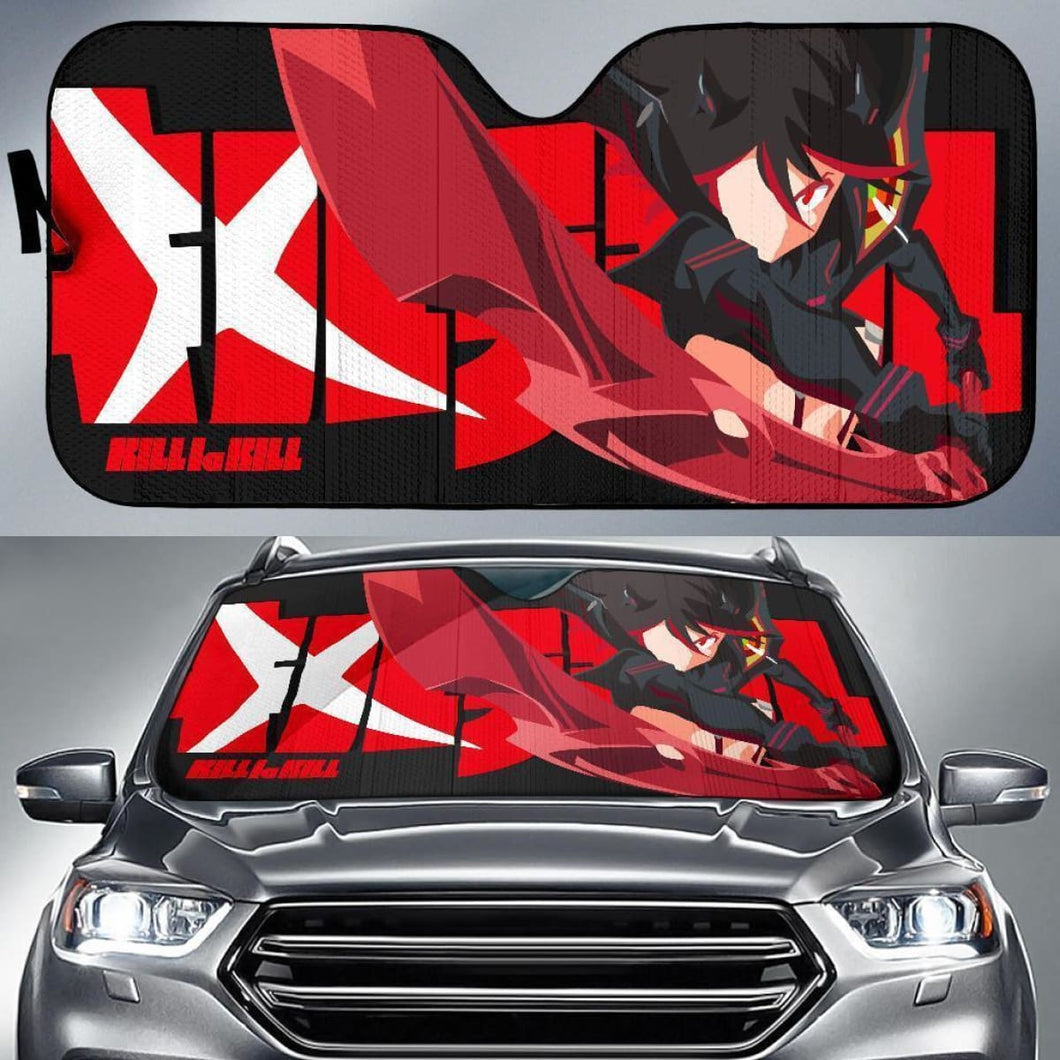 Kill La Kill Ryuko Matoi Anime Auto Sun Shade Nh08 Universal Fit 111204 - CarInspirations