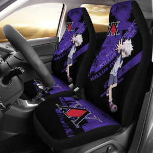 Killua Zoldyck Characters Hunter X Hunter Car Seat Covers Anime Gift For Fan Universal Fit 194801 - CarInspirations