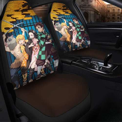 Kimetsu.No.Yaiba Anime Best Anime 2020 Seat Covers Amazing Best Gift Ideas 2020 Universal Fit 090505 - CarInspirations