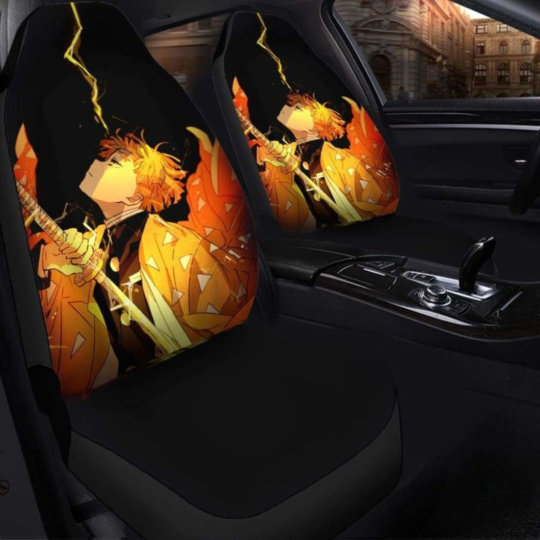 Kimetsu No Yaiba Seat Covers 101719 Universal Fit - CarInspirations