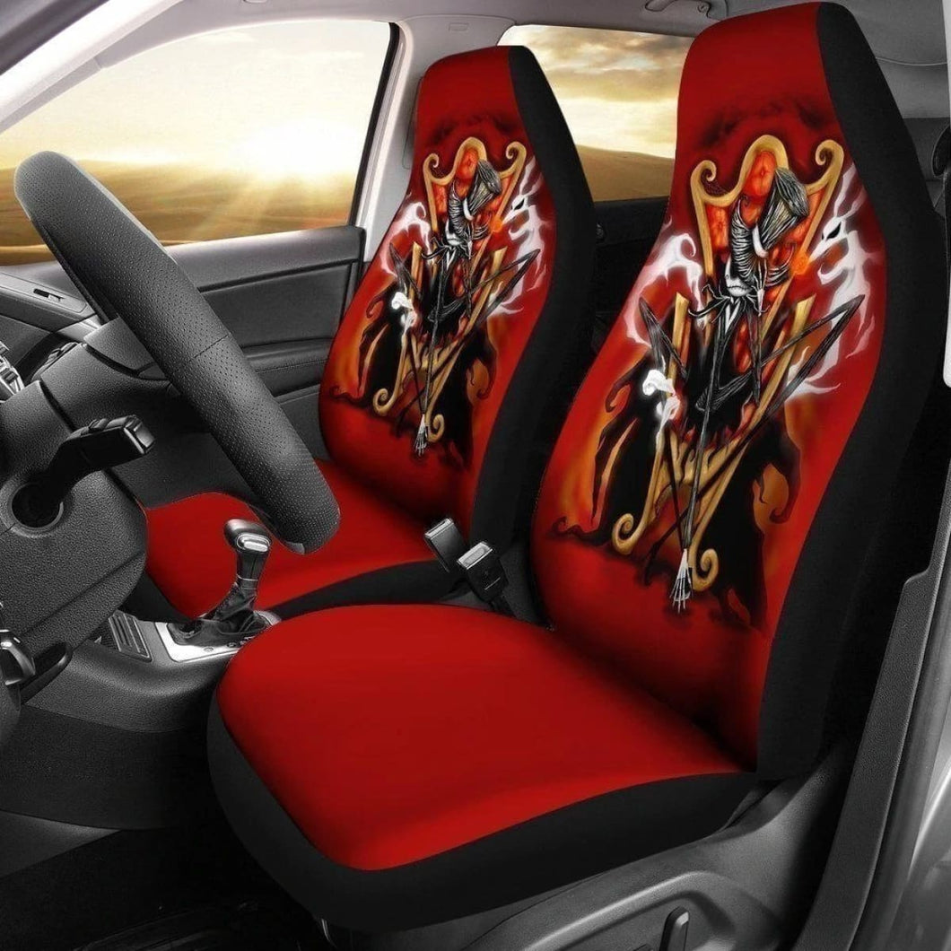King Jack Nightmare Before Christmas Car Seat Covers Universal Fit 194801 - CarInspirations