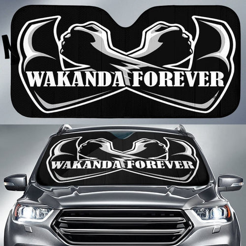 King Wakanda Forever Auto Sun Shades amazing best gift ideas 2020 Universal Fit 174503 - CarInspirations