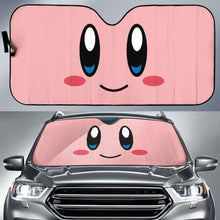 Load image into Gallery viewer, Kirby Face Car Auto Sun Shades Universal Fit 051312 - CarInspirations