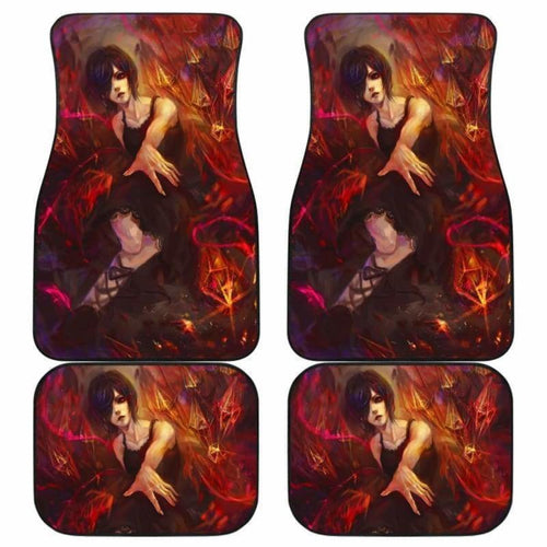 Kirishima Tokyo Ghoul Car Floor Mats Universal Fit 051912 - CarInspirations
