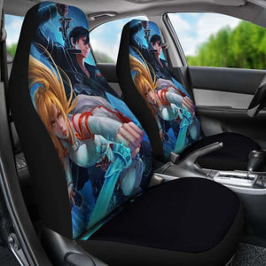 Kirito Asuna Car Seat Covers 1 Universal Fit - CarInspirations