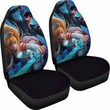 Load image into Gallery viewer, Kirito Asuna Car Seat Covers 1 Universal Fit - CarInspirations