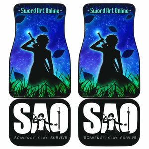 Kirito Sword Art Online Car Floor Mats Universal Fit - CarInspirations