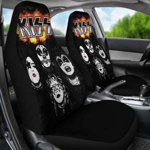 Kiss Band Art Rock Band Car Seat Covers Amazing Gift H050320 Universal Fit 072323 - CarInspirations