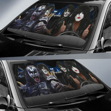 Load image into Gallery viewer, Kiss Band Car Auto Sun Shade Sun Protection Music Fan Gift Universal Fit 174503 - CarInspirations