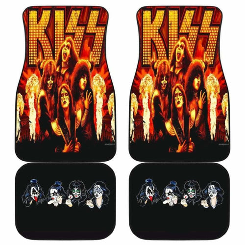 Kiss Band Car Floor Mats Universal Fit - CarInspirations