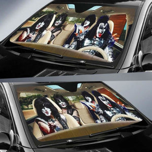 Kiss Band In The Car Auto Sun Shades 918b Universal Fit - CarInspirations