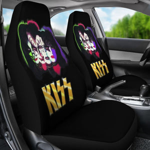 Kiss Band Rock Band Car Seat Covers Amazing Gift Ideas H050320 Universal Fit 072323 - CarInspirations