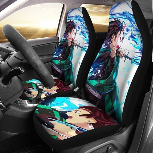 Kitmesu No Yaiba Demon Slayer Car Seat Covers For Fan Universal Fit 194801 - CarInspirations