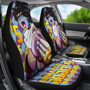 Kujo Jotaro Art Car Seat Covers JoJo’s Bizarre Adventure Universal Fit 210212 - CarInspirations