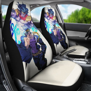 Kujo Jotaro Car Seat Covers JoJo’s Bizarre Adventure Universal Fit 210212 - CarInspirations