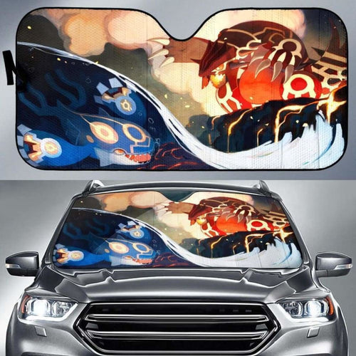 Kyogre And Groudon Car Sun Shades 918b Universal Fit - CarInspirations