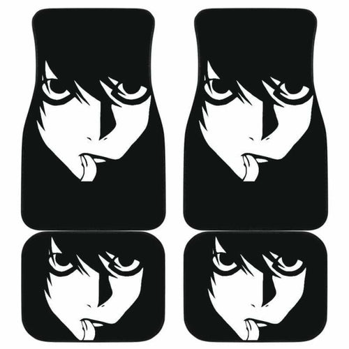 L Death Note Car Floor Mats Universal Fit 051912 - CarInspirations