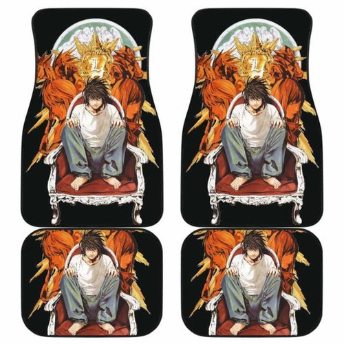 L Death Note Car Floor Mats Universal Fit 051912 - CarInspirations