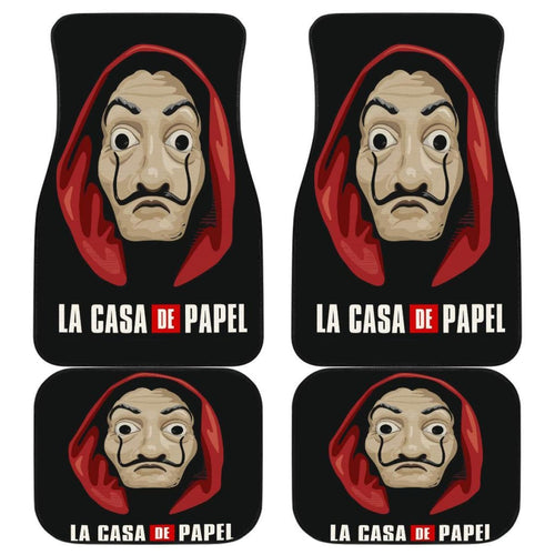 La Casa De Papel Car Floor Mats Money Heist Movie H051520 Universal Fit 072323 - CarInspirations