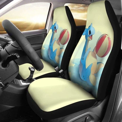Lapras Plays Ball Car Seat Covers Universal Fit 051012 - CarInspirations